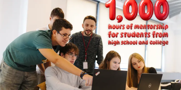 Educație și mentorat în 2025: 1.000 de ore alături de elevi și studenți